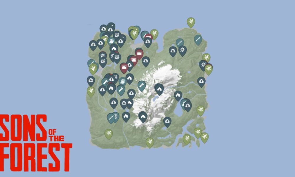 sons of the forest interactive map