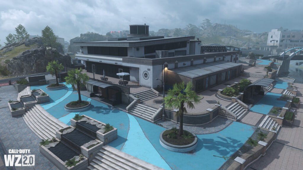 Beach Club POI en el mapa de la isla Ashika en Warzone 2 