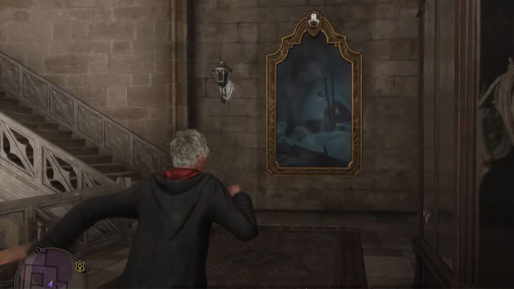 Caché en la pintura del Castillo en Hogwarts Legacy