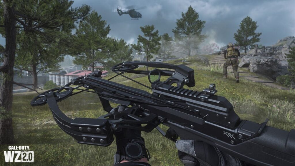 Jugador de Warzone 2 usando Crossbow