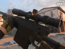 Warzone 2 player using Victus XMR Sniper Rifle