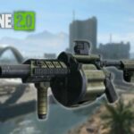 Grenade launcher over Warzone 2 Al Mazrah map