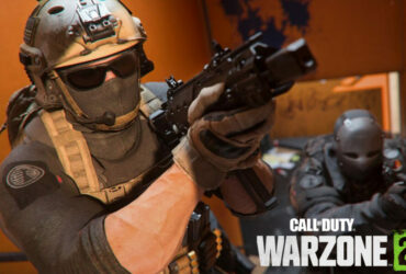 Warzone 2 Operator firing SMG