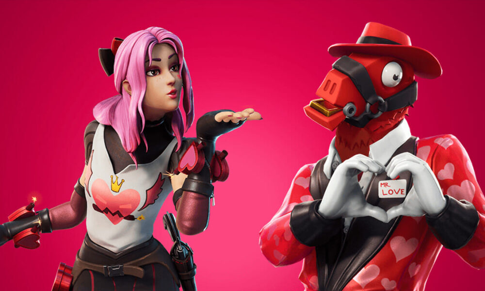 fortnite valentine's day skins