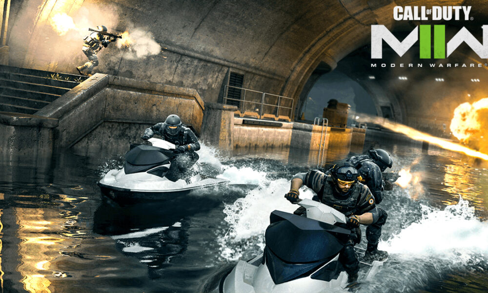 MW2 and Warzone 2 operators on a jet ski