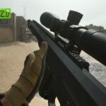 Warzone 2 player using Sniper Rifle