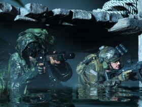 two cod modern warfare 2 operators in water