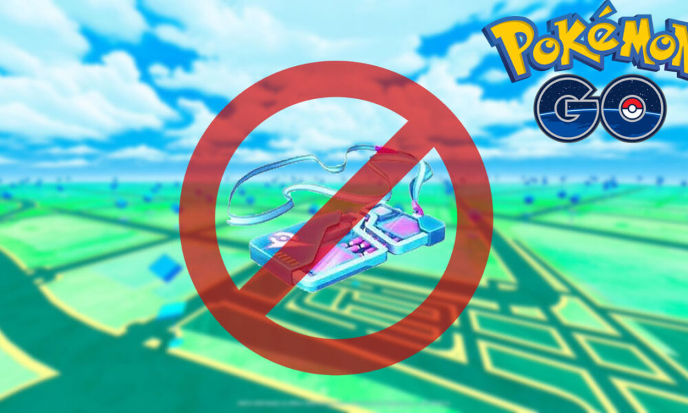 Remote Raid Pass icon in Pokemon Go with a Forbidden sign