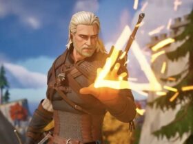 The Witcher's Geralt in Fortnite 23.50 update