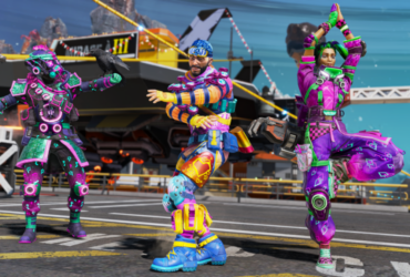 apex legends characters rampart, mirage and bloodhound in season 16