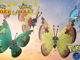 Different Vivillon patterns in Pokemon Go and Scarlet & Violet