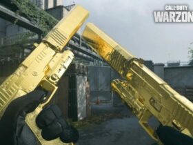 Warzone 2 player using gold Akimbo Pistols