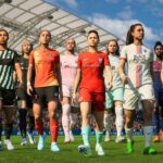 FIFA 23 NWSL players in a line