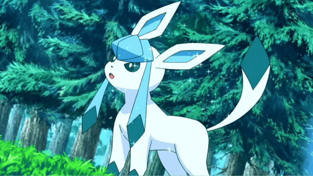 Glaceon es una evolución de Eevee en Pokémon 