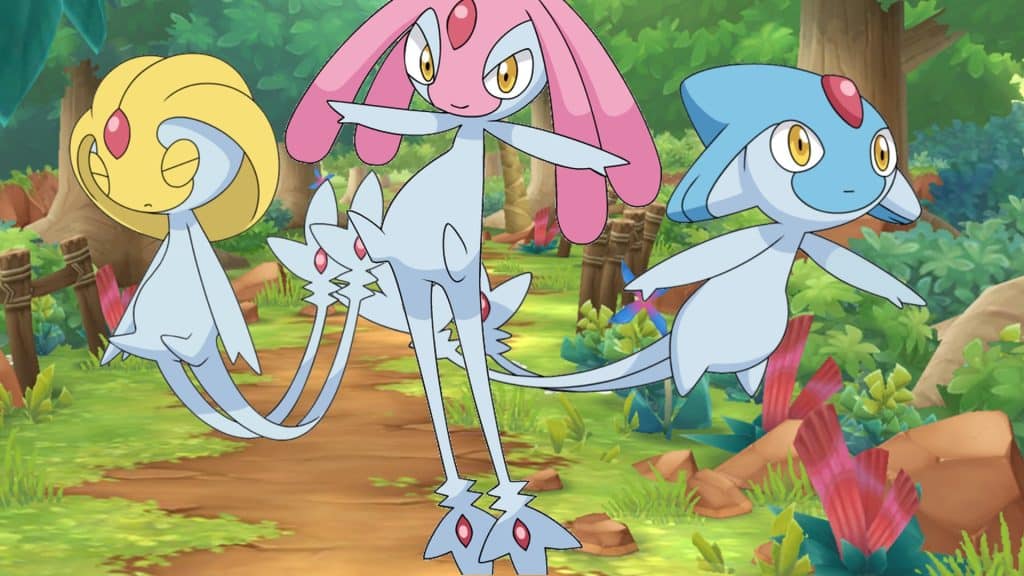 Mesprit, Uxie y Azelf son tres de los Pokémon más raros de Pokémon Go
