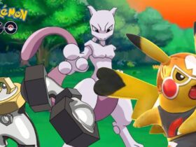 Mewtwo, Melmetal, and Libre Pikachu in Pokemon Go