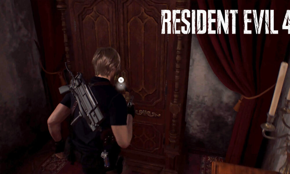 Leon and the Resident Evil 4 Remake combination lock