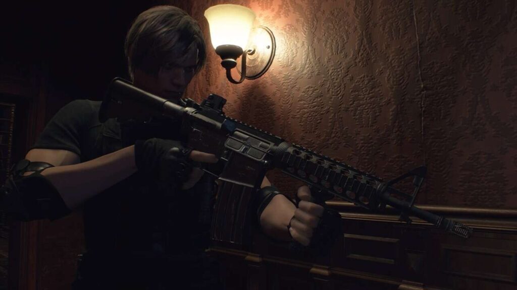 Rifle de asalto CQBR en la nueva versión de Resident Evil 4