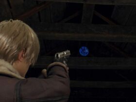 Blue medallion in resident evil 4 remake