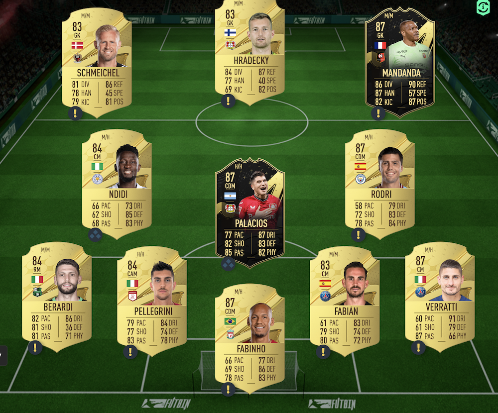 Francia SBC solución FIFA 23 Kante