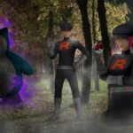 Team Go Rocket Grunts and a Shadow Snorlax in Pokemon Go