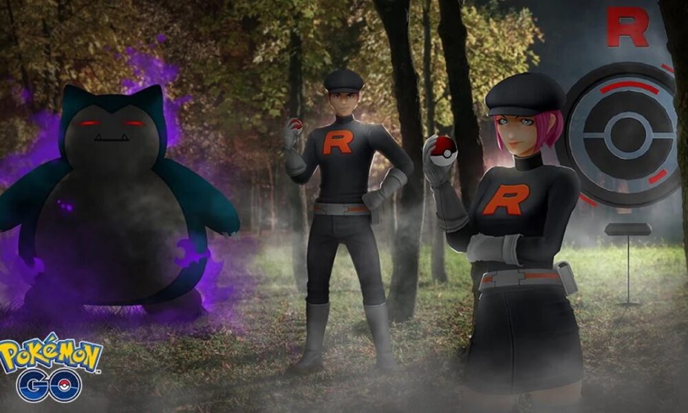 Team Go Rocket Grunts and a Shadow Snorlax in Pokemon Go