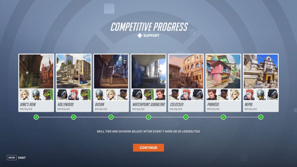 Overwatch 2 Progreso competitivo 