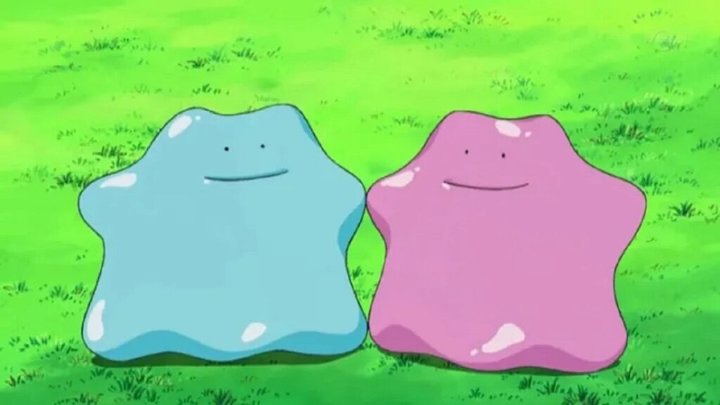 Shiny Ditto en el anime de Pokémon