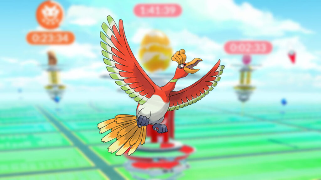 Ho-Oh en las incursiones de Pokémon Go