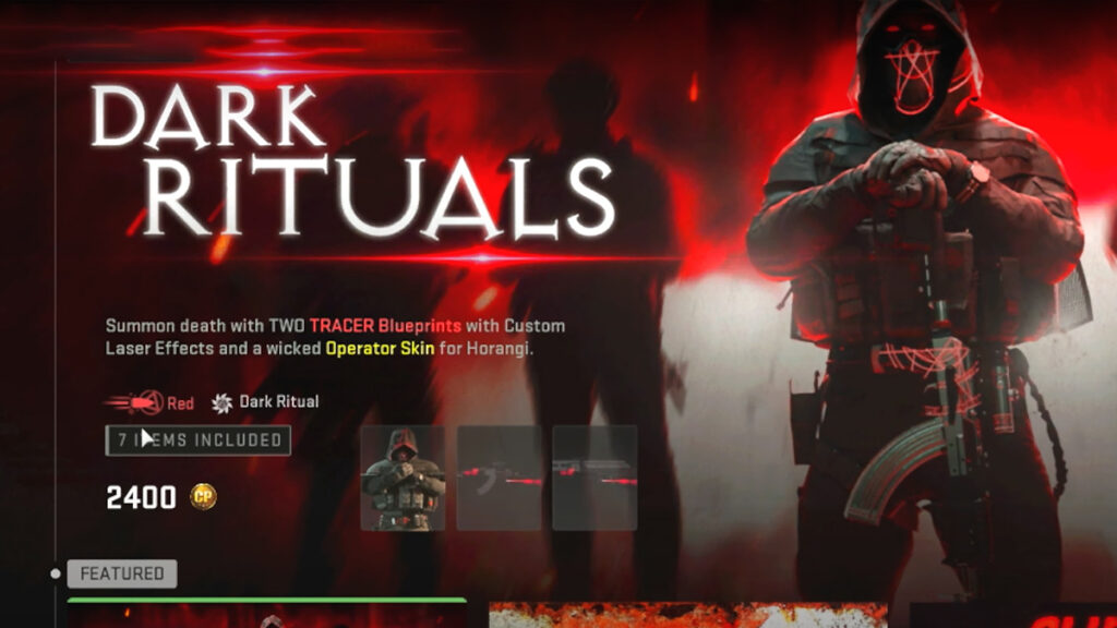 Paquete Dark Rituals en Warzone 2 y Modern Warfare 2