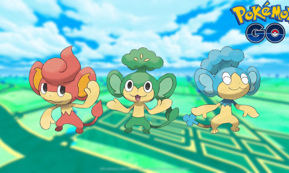 Elemental monkeys in Pokemon Go