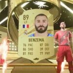 FIFA 23 pack opening animation with Benzema