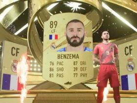 FIFA 23 pack opening animation with Benzema