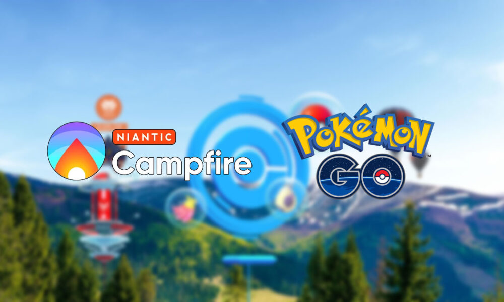 Niantic Campfire and Pokemon Go logos