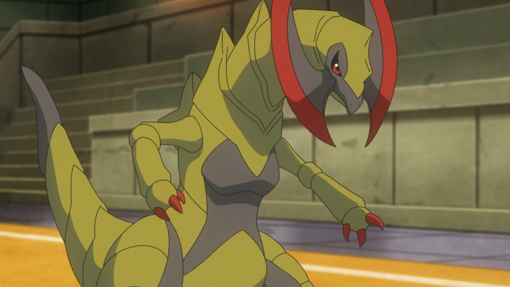 Haxorus en el anime de Pokémon