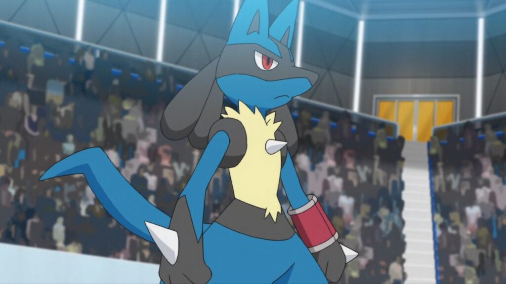 lucario en el anime de pokemon