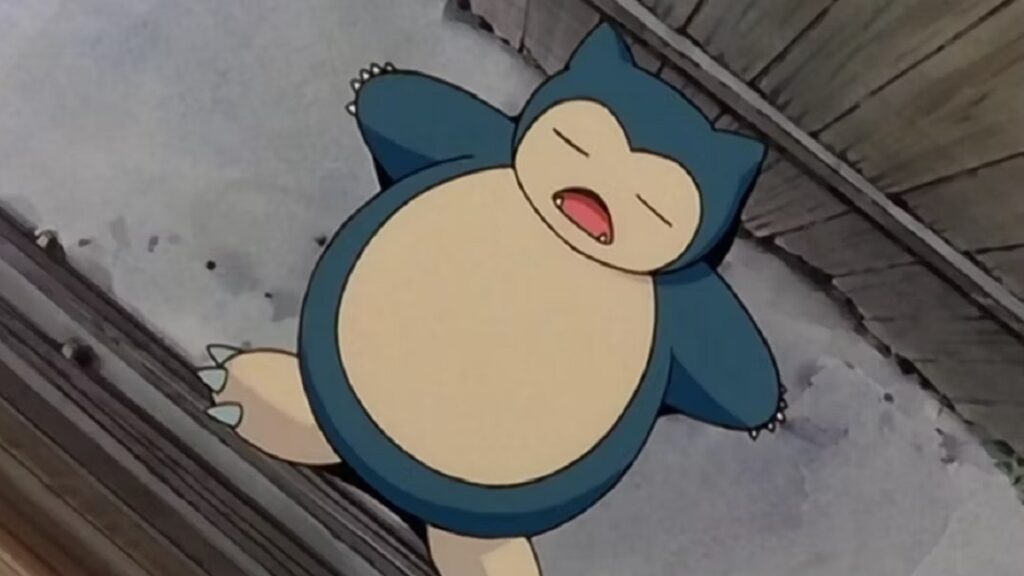 Snorlax en el anime de Pokémon