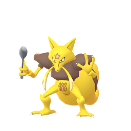 Sprite de Kadabra en Pokémon Go