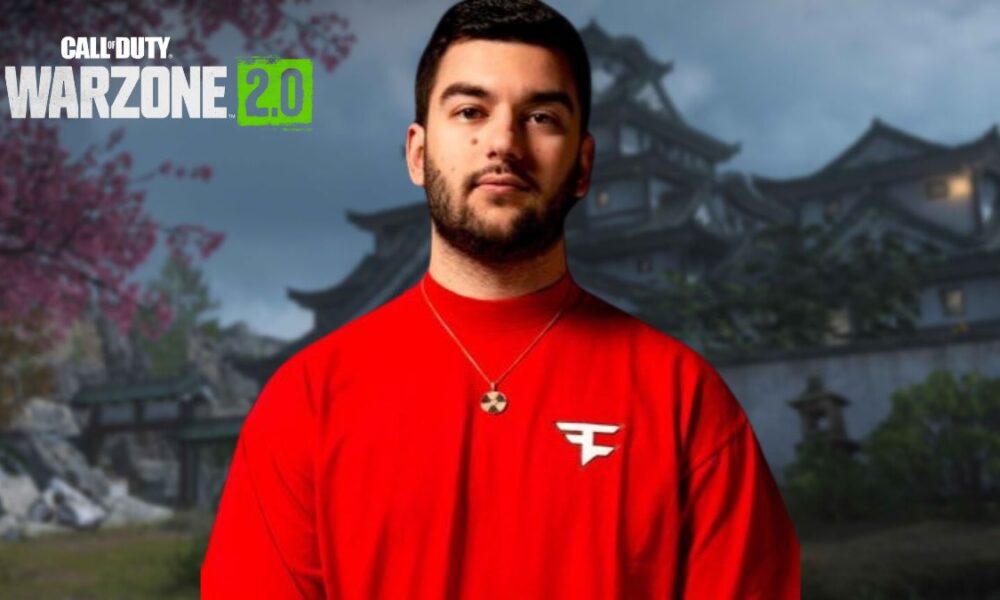 FaZe Booya in front of Ashika Island Castle