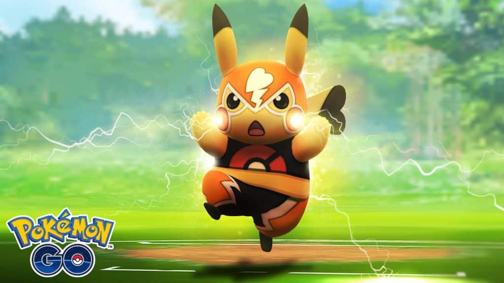 Pikachu Libre, uno de los Pokémon más raros de Pokémon Go