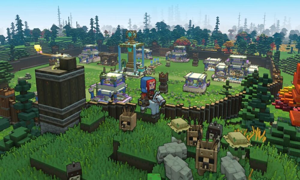 Open world in Minecraft Legends