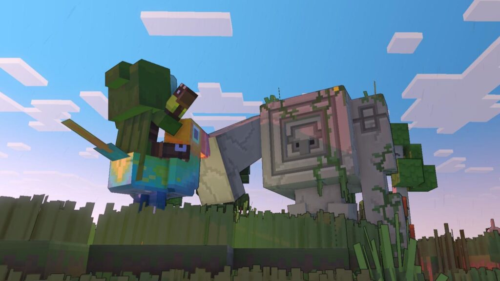 Una primicia en Minecraft Legends