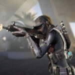 xdefiant ghost recon faction character with weapon