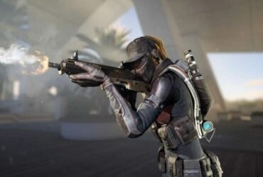 xdefiant ghost recon faction character with weapon