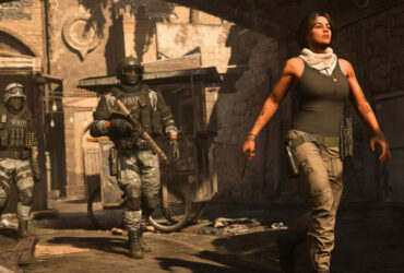 Valeria and soldiers in Warzone 2 Al Mazrah