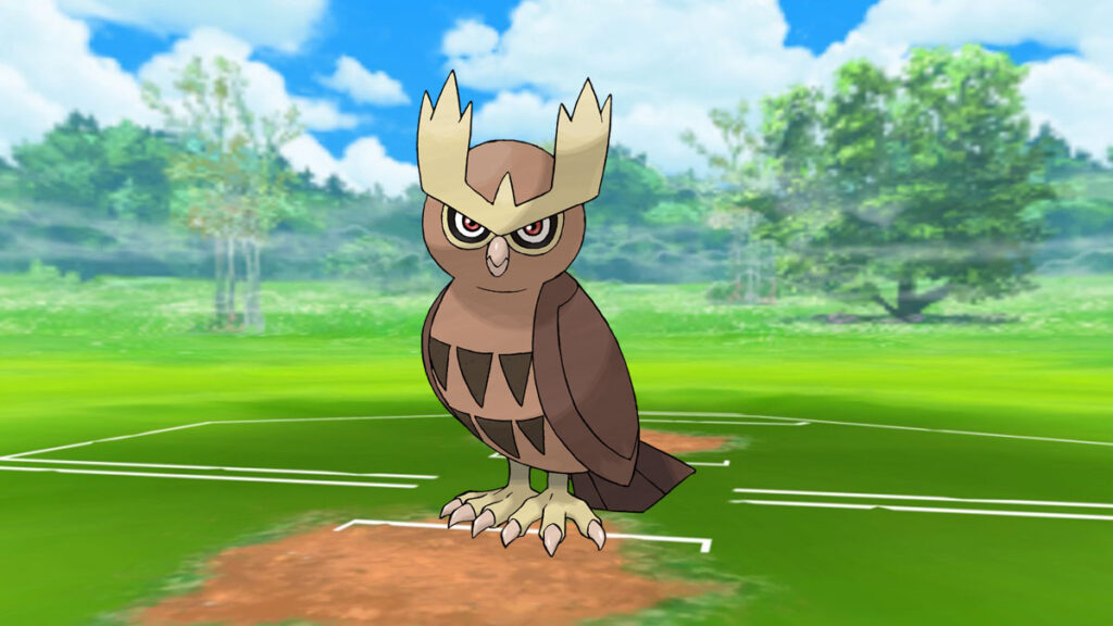 Noctowl en un Pokémon Go Battle Arena