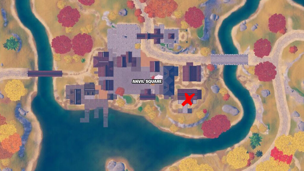 Ubicación del baúl del regimiento de exploradores de Fortnite