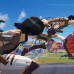 Mikasa and Levi in Fortnite