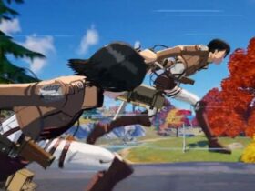 Mikasa and Levi in Fortnite