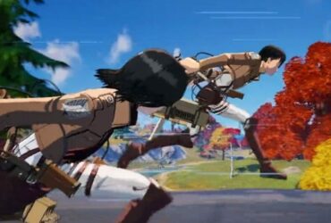 Mikasa and Levi in Fortnite